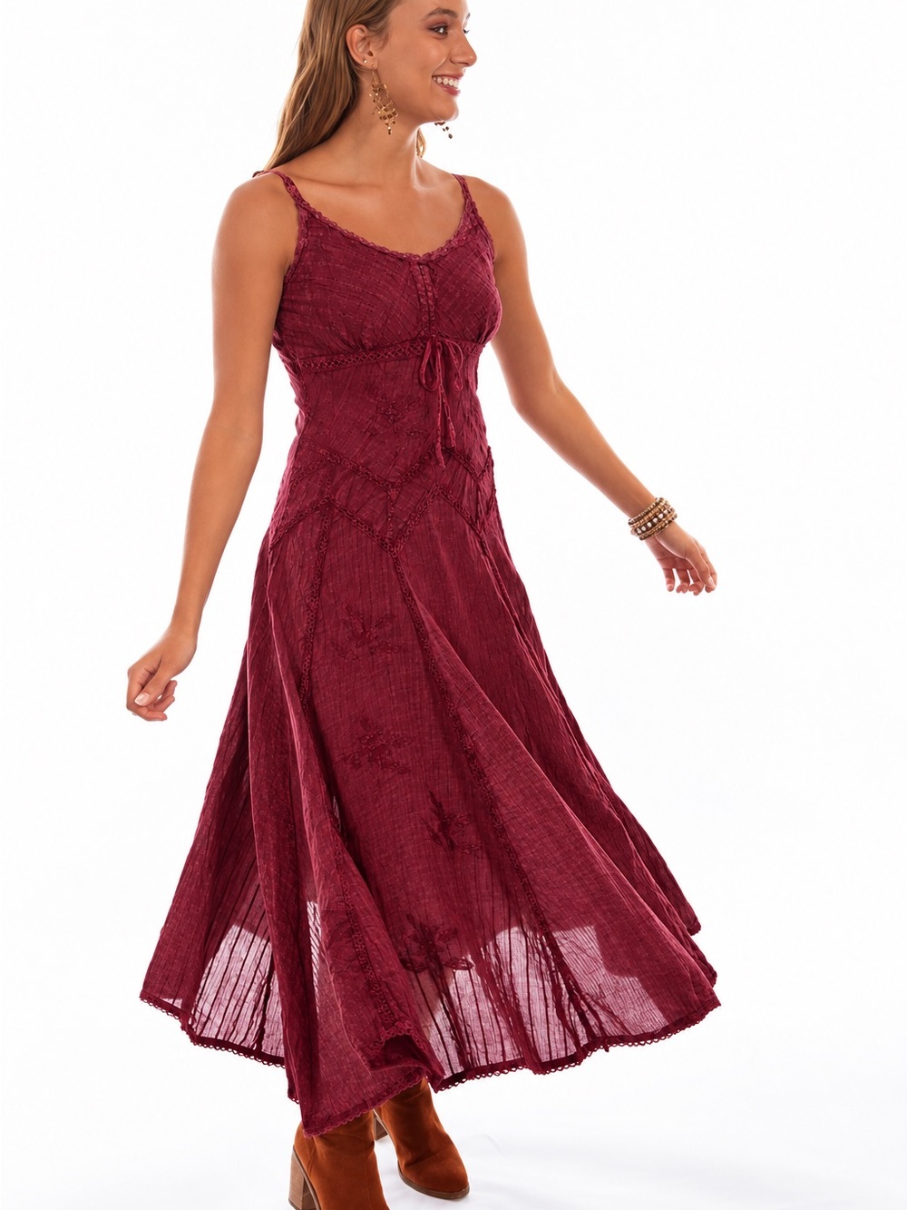 Scully Honey Creek Lace-Up Front Dress